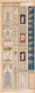 Pilaster Loggia XIII (pynt med et tempel af Diana i midten)