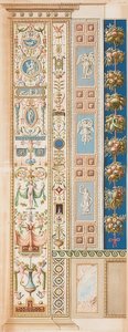Pilaster Loggia XII (pynt, der vokser ud af et kar) af Gaetano Savorelli
