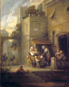 Charity Relieving Distress (olie på lærred) af Gainsborough Dupont