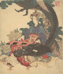 Flyder til Benzaiten. af Gakutei