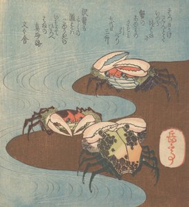 Krabber nær vandkanten, ca. 1830.