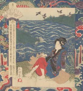 Tryk, ca. 1820. af Gakutei