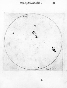 Galileos observation af solpletter, 1613
