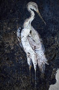 Romersk vægmaleri af Gallo-Roman