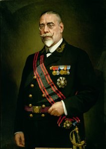 Portræt af Manuel Allende Salazar (1865-1923) (olie på lærred) af Gamoral
