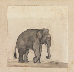 Elefant af Gangaram Chintaman Tambat