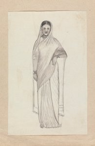 Indisk kvinde af Gangaram Chintaman Tambat