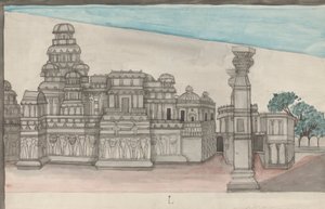 Kailasa, udvendig udsigt af Gangaram Chintaman Tambat