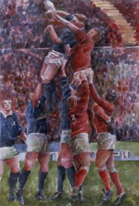 Rugby International, Wales V Skotland (wc på papir)