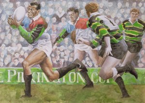 Rugbykamp: Harlequins mod Northampton, 1992 (wc)