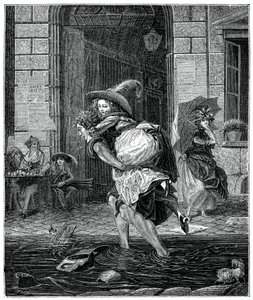 Passage Through The Storm, 1885. af Garnier