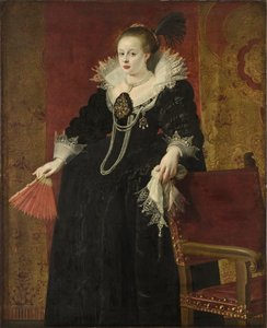 Anne af Østrig, konsort af kejser Mathias, ca. 1615 af Gaspar De Crayer