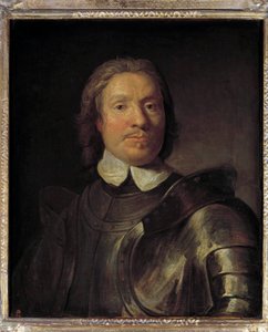 Portræt af Olivier Cromwell (1599-1658), Lord Protector of England Oliver Cromwell deltog i den første engelske revolution (1641-1649) Maleri af Gaspard de Crayer (1584-1669) Søn. 0,67x0,58 m. af Gaspar de (after) Crayer