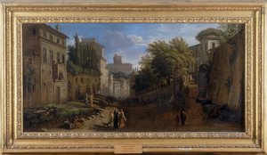 Via Capo le Case af Gaspar van Wittel