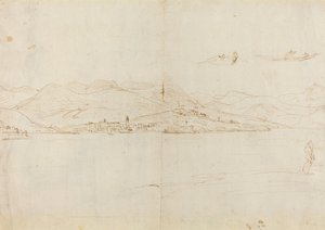 Lago Maggiore af Gaspar van Wittel