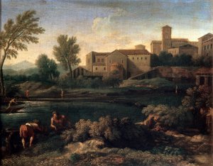 En lille by i Latium, 1660
