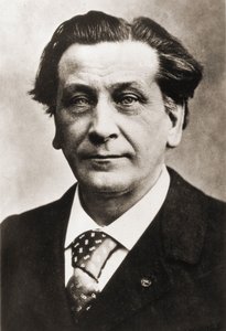 François Coppée (1842-1908), fransk digter og dramatiker, fotograferet af Nadar.
