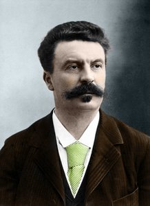 Guy de Maupassant (1850-1893), fransk forfatter af Nadar.
