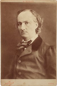 Portræt af Charles Baudelaire 1821-1867, ca 1855.