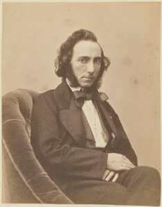 Portræt af violinisten og komponisten Ernesto Camillo Sivori 1815-1894, 1854-1855.