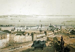 Panorama af Konstantinopels vægge, plade 23 fra 