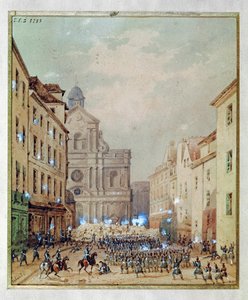 Barrikade i rue Culture-Sainte-Catherine af Gaspard Gobaut