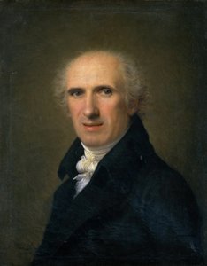 Portræt af billedhuggeren Antonio Canova 1757-1822, 1806. af Gaspare Landi