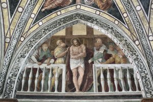 Ecce Homo Fresco af Gaudenzio Ferrari (1475 ca-1546) 1542 Milano, Basilica of Santa Maria delle Grazie Italien af Gaudenzio Ferrari