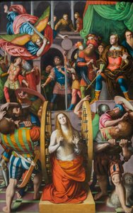 Sankt Catherines martyrium af Gaudenzio Ferrari