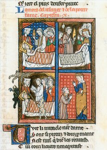 Vor Frues liv og mirakler (pergament) af Gautier de Coincy