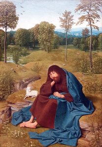 Johannes Døberen i ørkenen af Geertgen Tot sint Jans