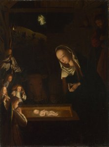 The Nativity at Night, ca. 1490 (olie på eg)