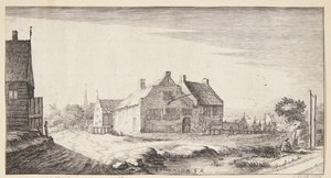 Domhuset i Ouderkerk aan de Amstel af Geertruyt Roghman