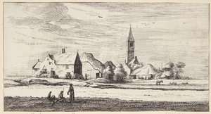 Udsigt mod Spaarnwoude af Geertruyt Roghman