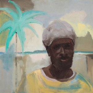 Antiguan Man, 2019 (olie på lærred)