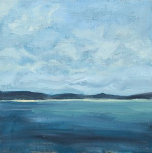 Seascape, 2016 (olie på lærred)