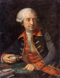 Portræt af Antoine-Laurent Lavoisier 1743-1794 af Geneviève Brossard de Beaulieu