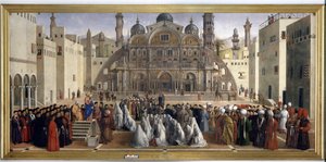 Markus prædiken på en plads i Alexandria i Egypten, 1504-07