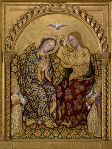 Jomfruens kroning, ca. 1420 (tempera og bladguld på panel)