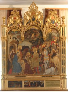 Magiernes tilbedelse, c.1420 af Gentile da Fabriano