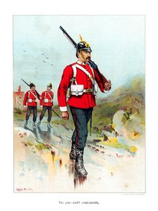 Det 30. østlige Lancashire, c1890.