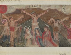 Korsets station nr. 12: Jesus dør på korset, ca. 1936.