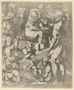 Fødselen, ca. 1544-48. af Geoffroy Dumoûtier