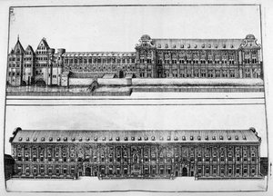 Slotsdesign, 1664 af Georg Andreas Bockler