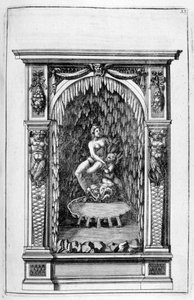 Springvand, grottedesign, 1664.