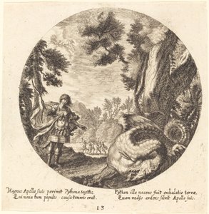 Apollo dræber pytonen
