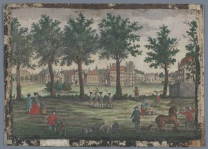 Udsigt over Hofvijver i Haag Prospect des Weihers gegen Hof anzusehen, zu Grafenhaag