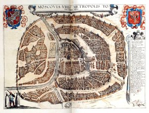 Kort over Moskva, 1572