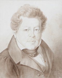 Portræt af Alexander Ivanovich Turgenev 1784-1845, 1833 af Georg Christian August Kestner