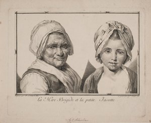 Moder Brigide og lille Javotte af Georg Christian Schule